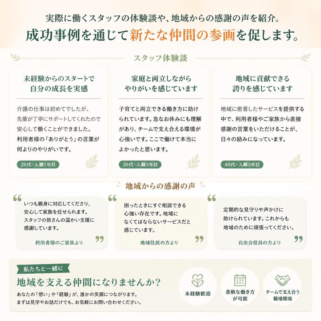 お客様の声と成功例