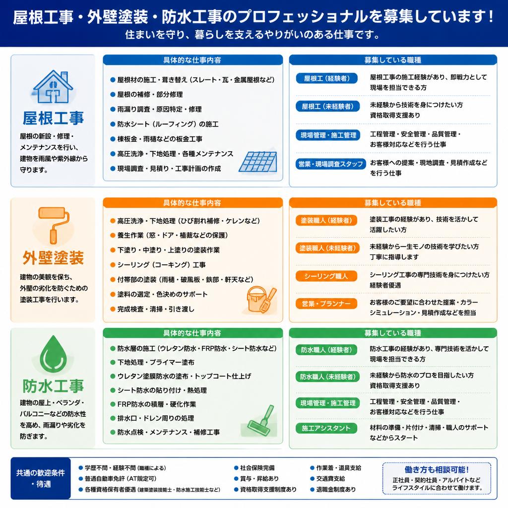 2. 募集職種と仕事内容