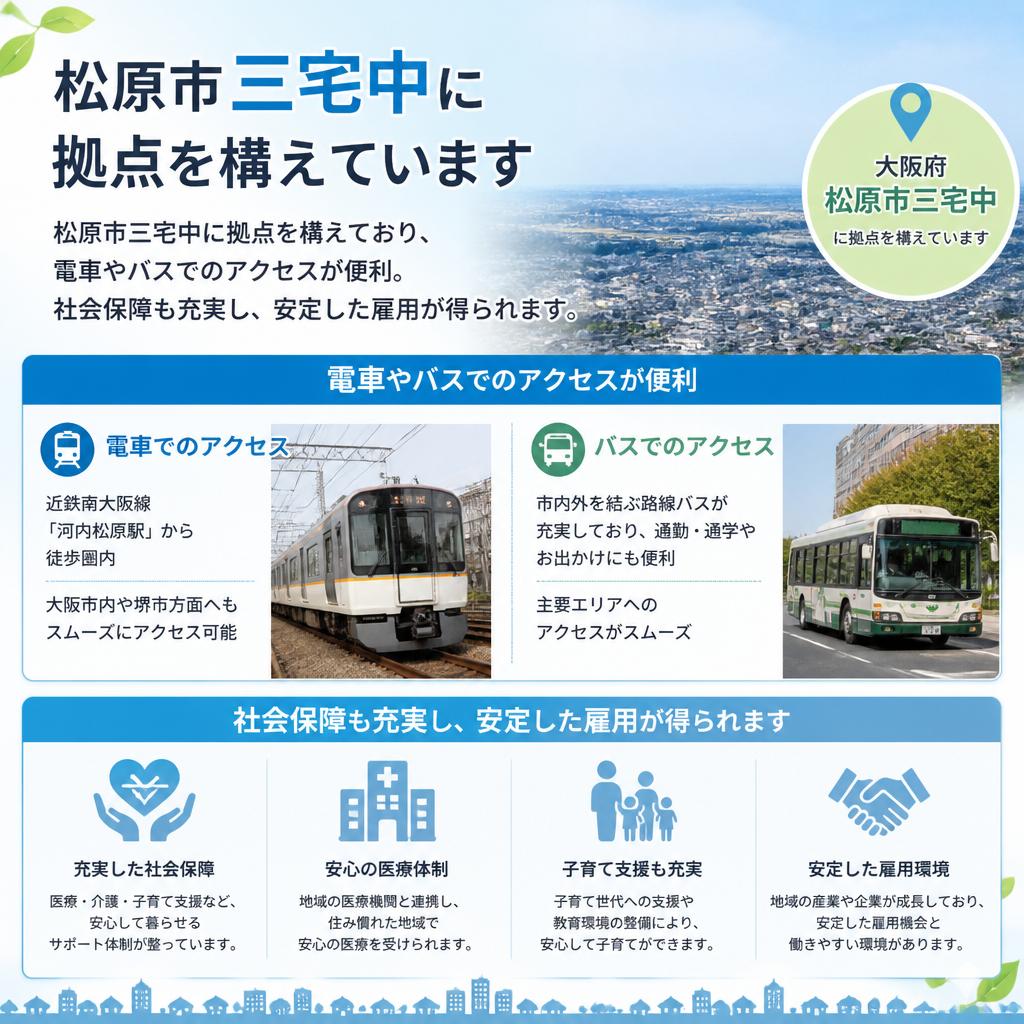 問い合わせが簡単なアクセス情報